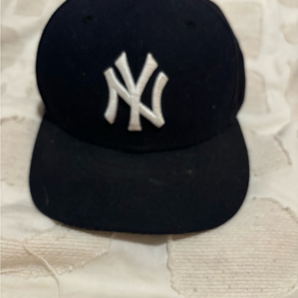 Men's Navy Blue NY Logo Cap